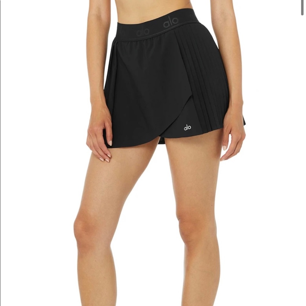 Alo Aces Tennis Skirt Black XS